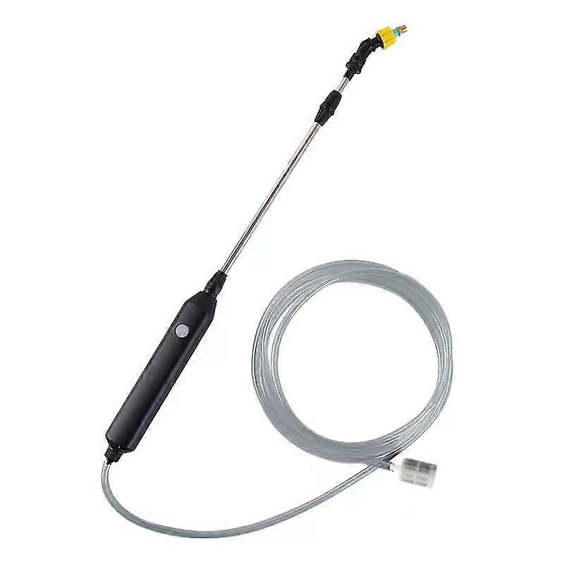 Battery Powered Sprayer Telescopic Wand With 2/3/5 M Hose, 3 Nozzles, Rechargeable Portable Wand For Lawn Weeds