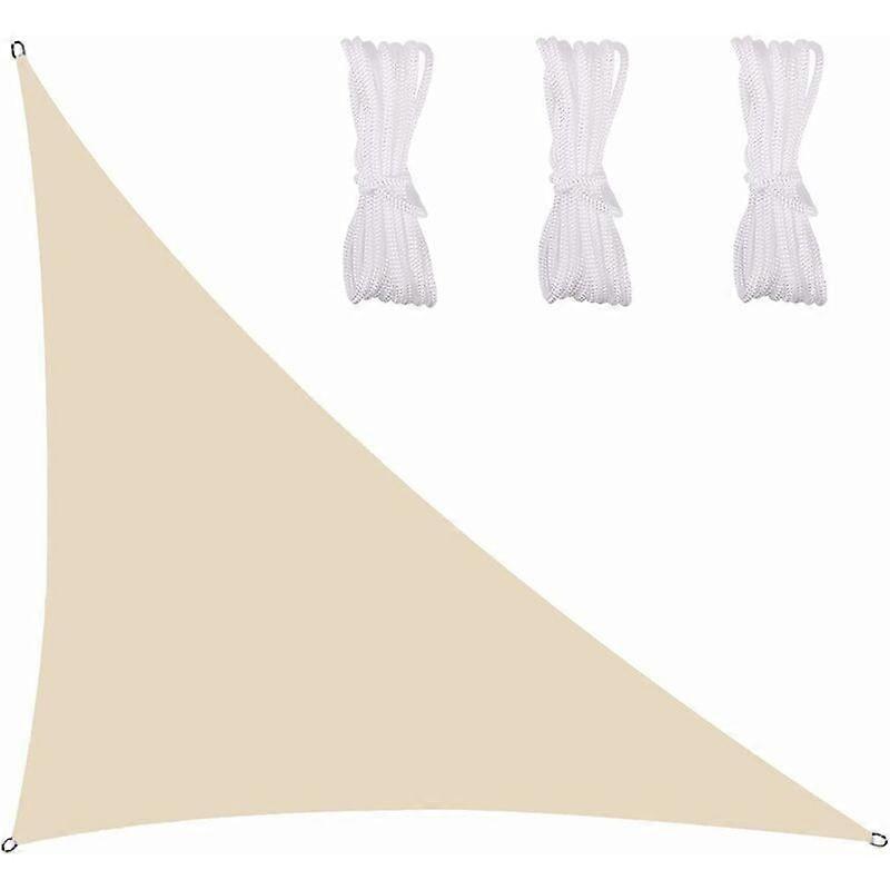 Triangle Shade Sail Waterproof Stretched Canvas UV Protection Waterproof Fabric