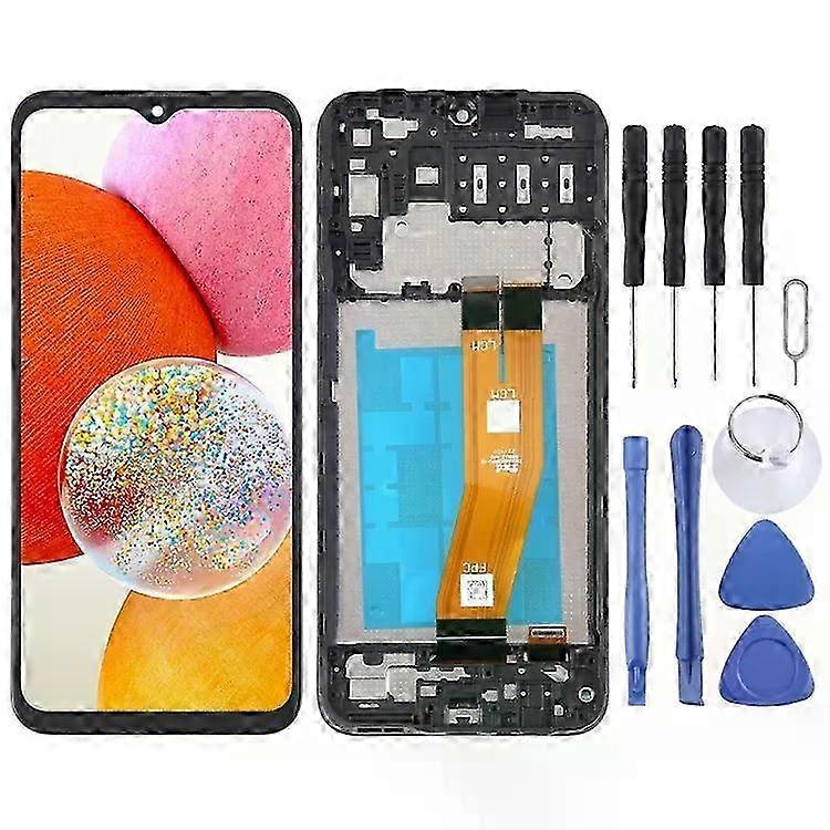2025 LCD Screen Digitizer Assembly for Samsung Galaxy A14 SM-A145F-Original with Frame