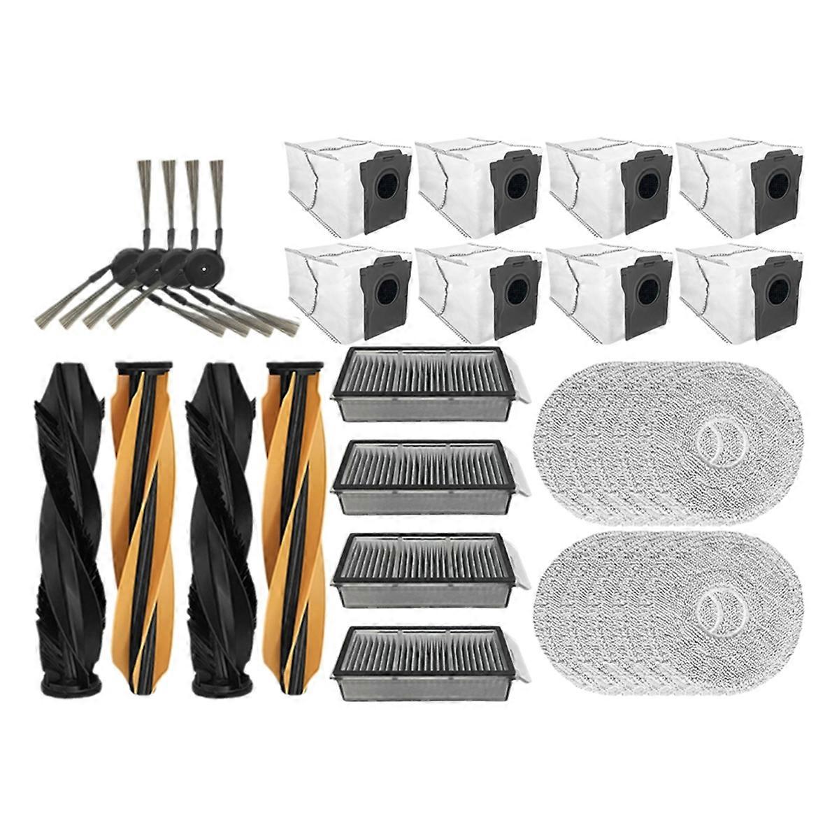 28PCS for X50 Ultra/X50 Master/L50 Pro Ultra/L40S Pro Ultra/L40s Ultra Spare Parts Brush Filter Mop Pad Dust Bag