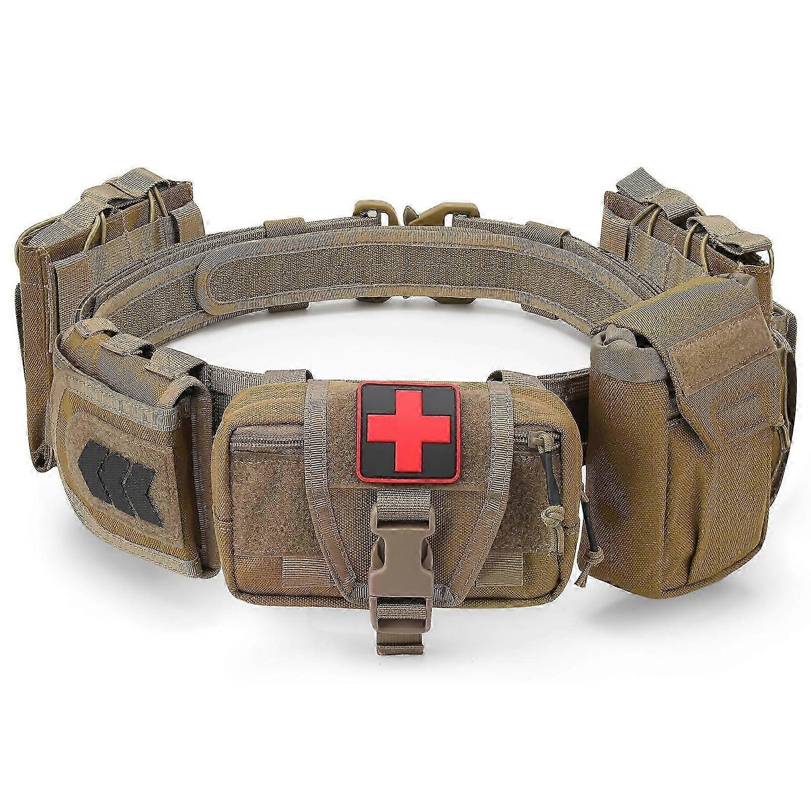 TWS 5 in 1 Quick Release Combat Tactical Belt For Battle Airsoft