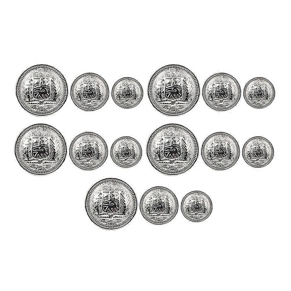 30Pcs Metal Coat Buttons Coat British Style Buttons Coat Decorative Buttons
