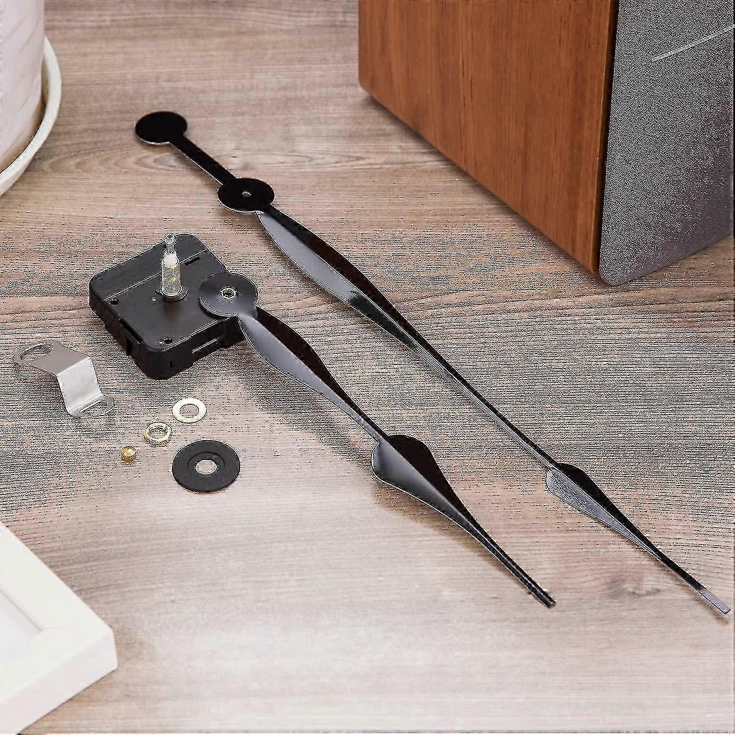 High-Torque Clock Movement with 12" Spade Hands - Long Shaft Mechanism for DIY Timepieces 2025