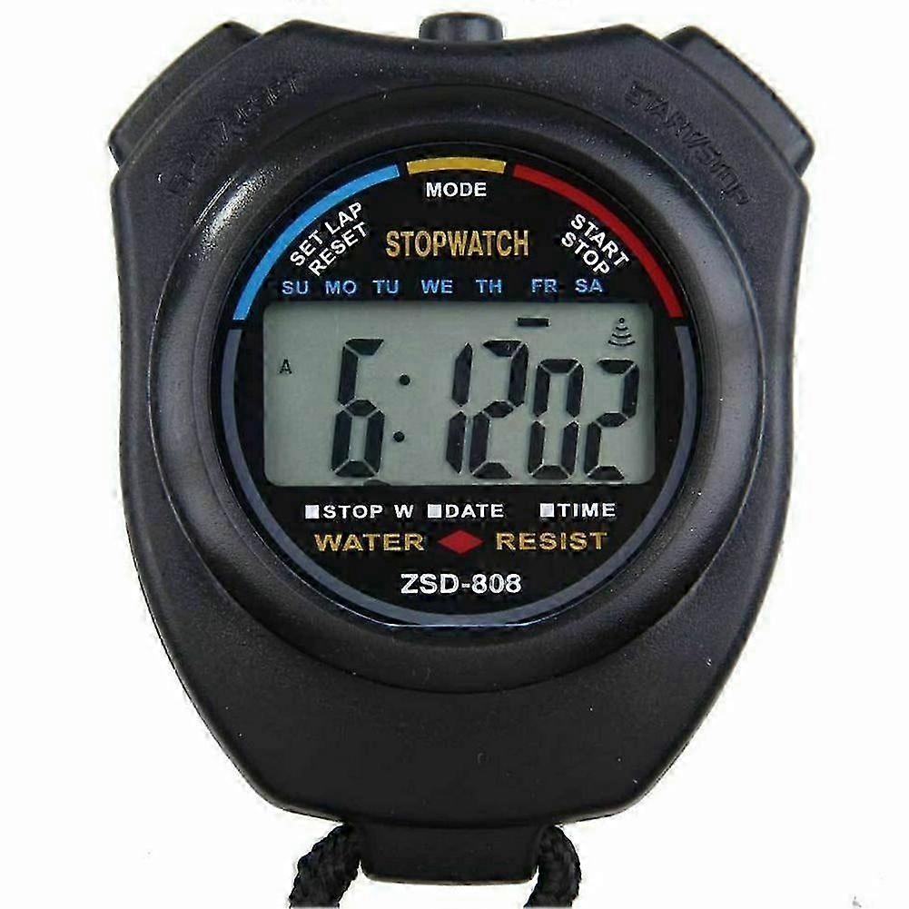 Small Handheld Sports Stopwatch Portable Digital Stop Watch Multi Function Timer 2025