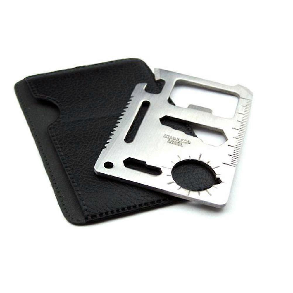 11 in 1 Survival Credit Card Tool Beer Opener Fits Perfect in Your Wallet Gifts for Him