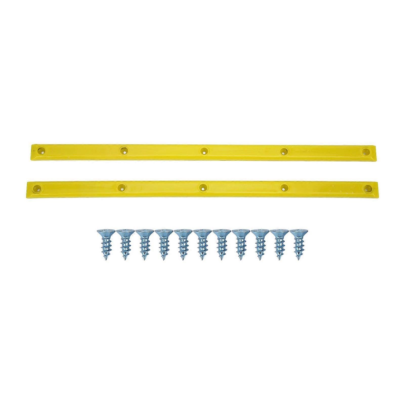 Rib Bones Rails Wear Resistant Durable Stable Flexible Glossy Appearance Longboard Rails Ribs BonesYellow
