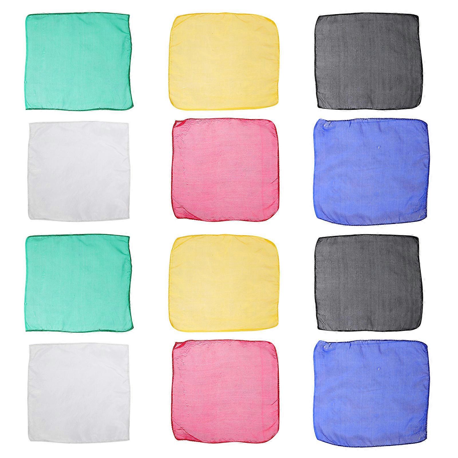 Funny Scarf for Trick Magician Scarf Stage Performance Prop 36Pcs