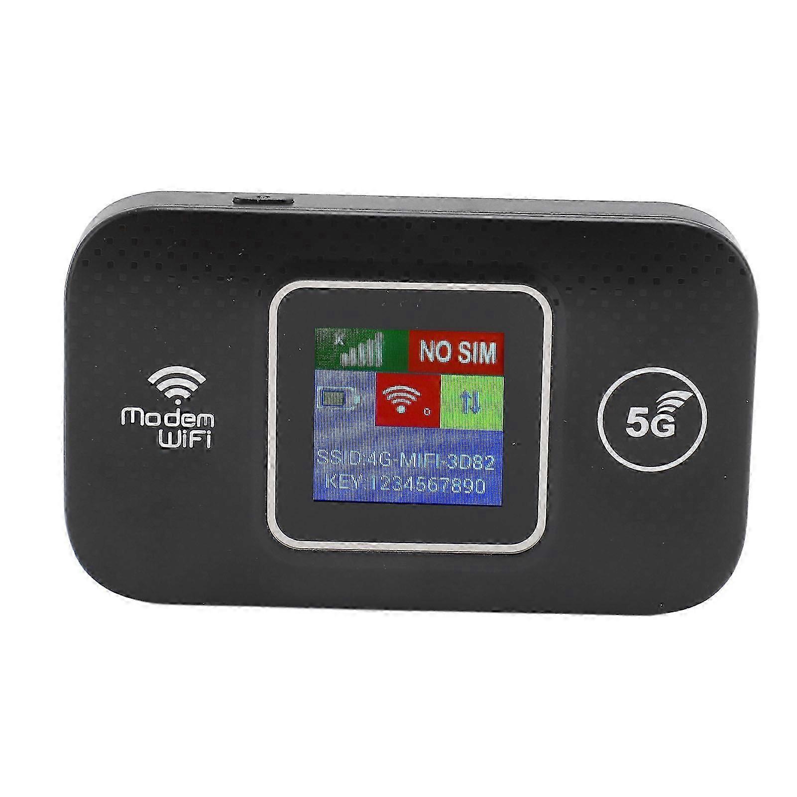 4G LTE Mobiler WiFi-Hotspot mit SIM-Kartensteckplatz für tragbare WLAN-Router mit asiatischem Farbbildschirm Drahtlose Internet-Router-Geräte