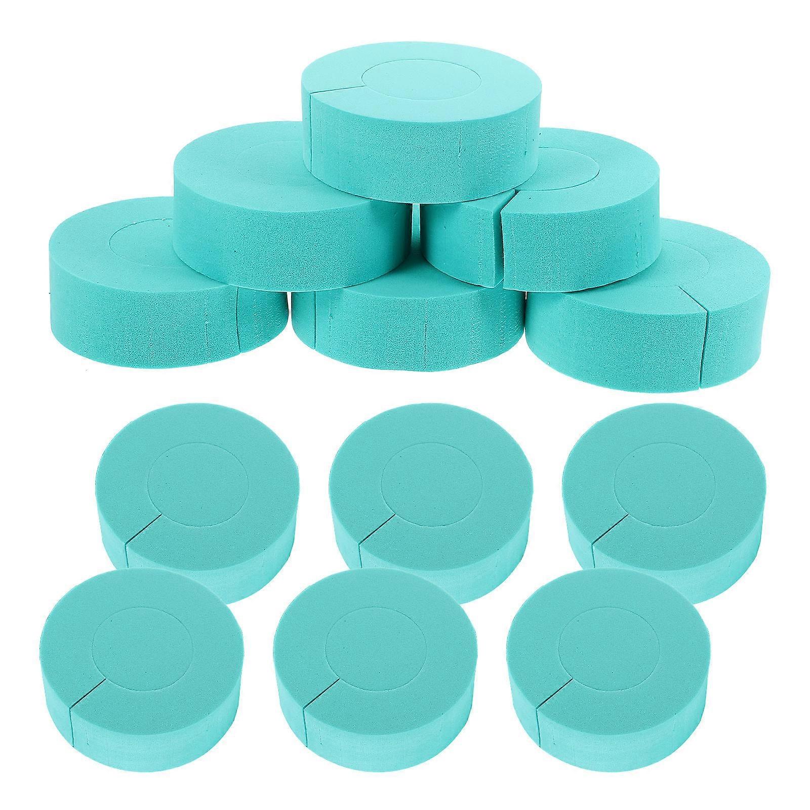 Hair Curling Sponge Ring Curl Hair Sponge for Salon Use 12Pcs Blue