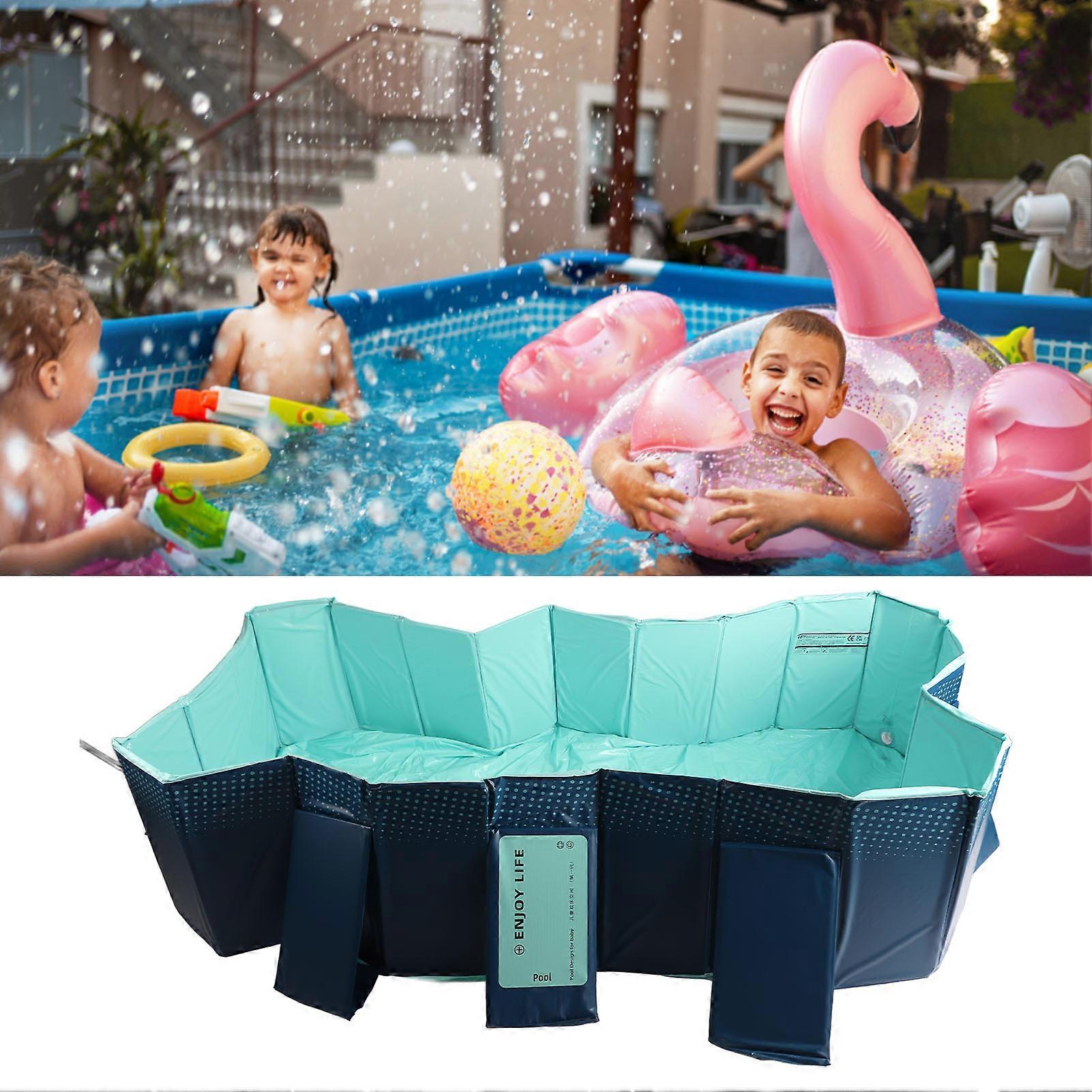 Foldable Oversize PVC Swimming Pool 2.6m Inflatable Bath Pool