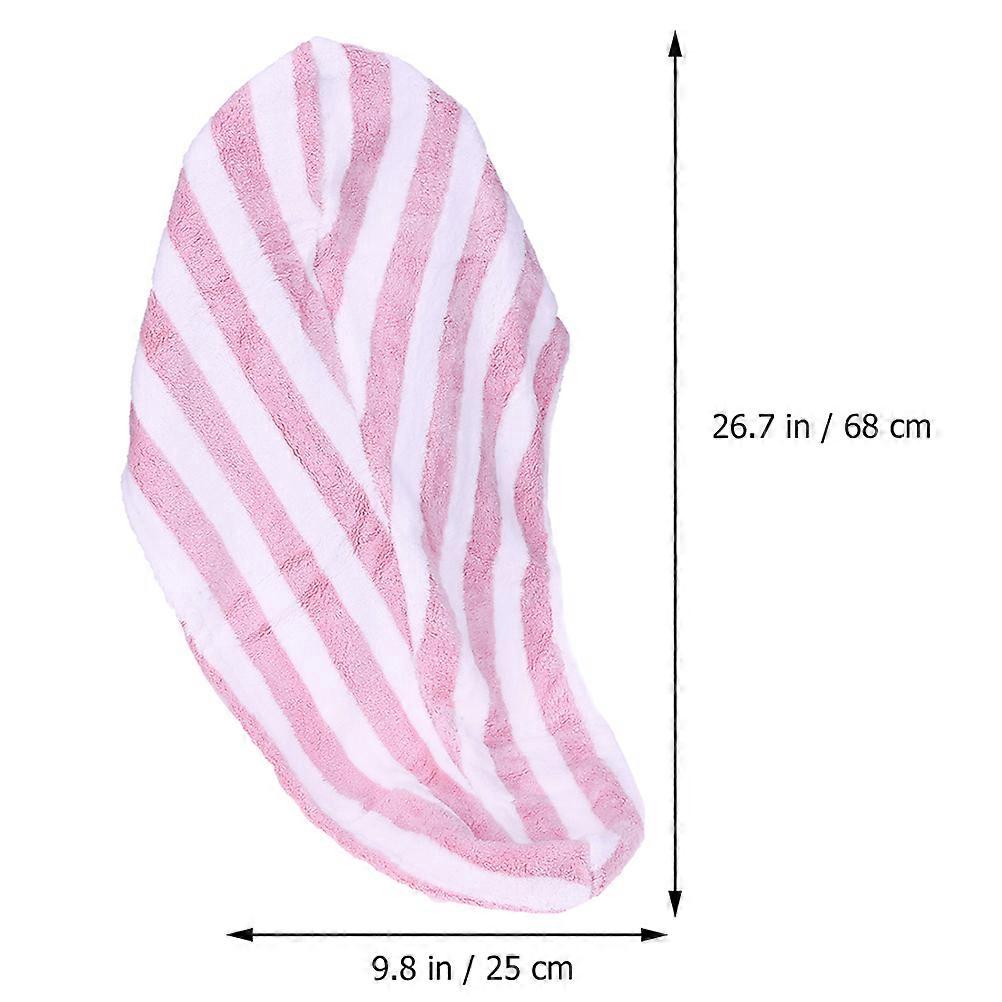 Hair Drying Cap with Double-Sided Absorbent Function for Bath Use 3Pcs