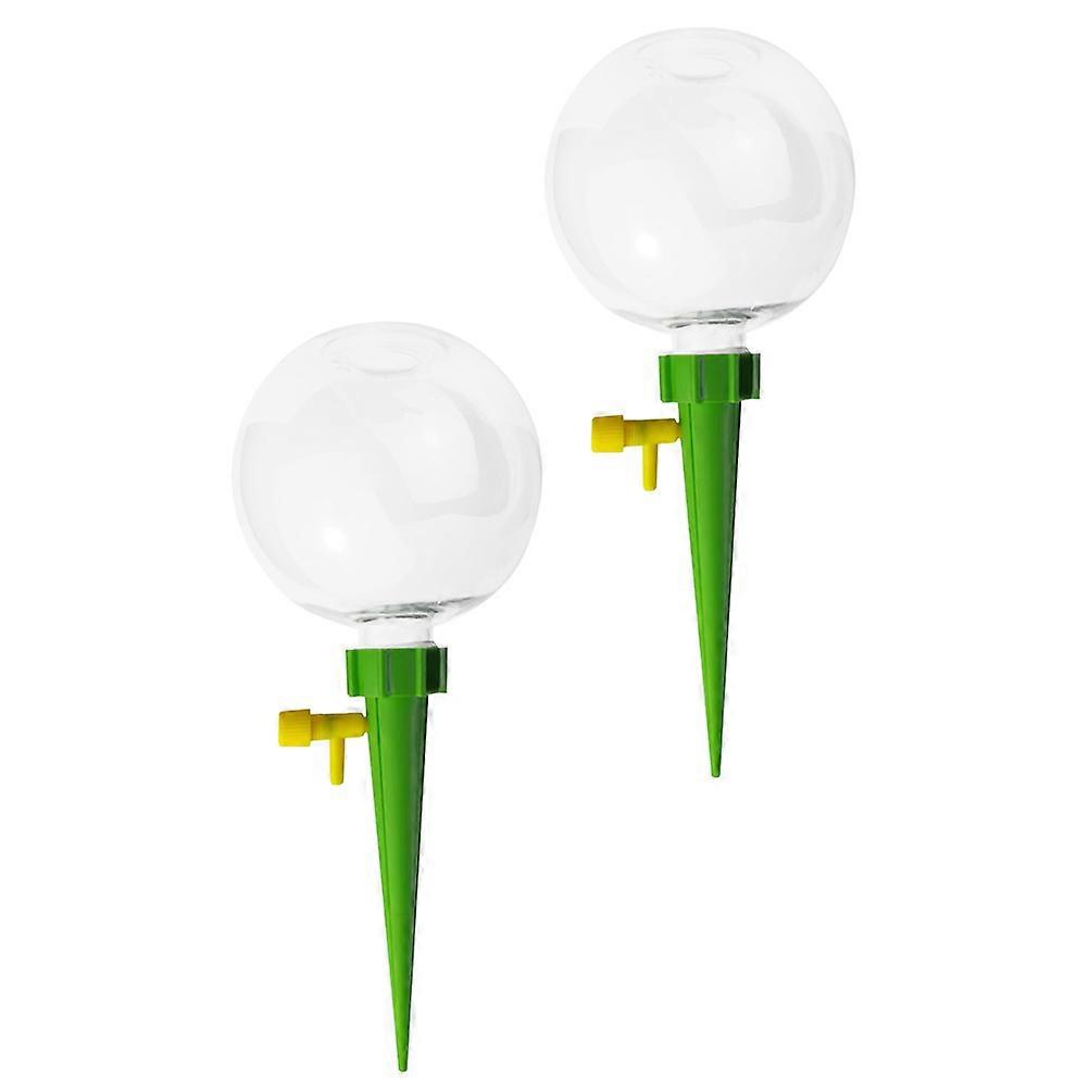 Drip Irrigation Waterer Green Self Watering Device for Watering Use 2Pcs