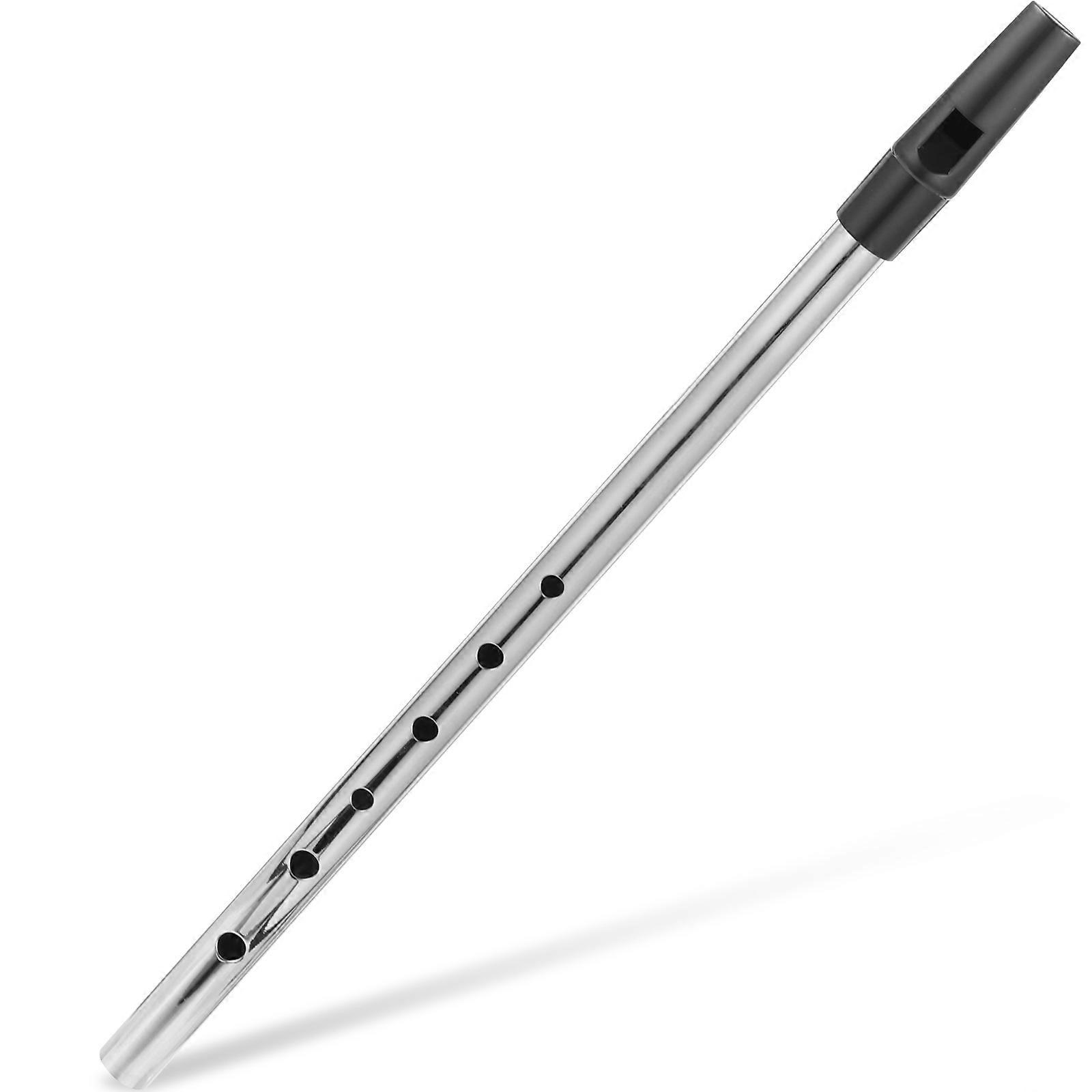 Silver Metal Ireland Flute Instrument for Playing 4Pcs C Key Wind Flute
