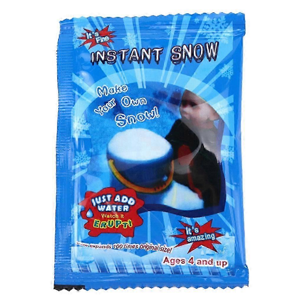 instant fluffy artificial snowflakes for slime, charms, polymer diy