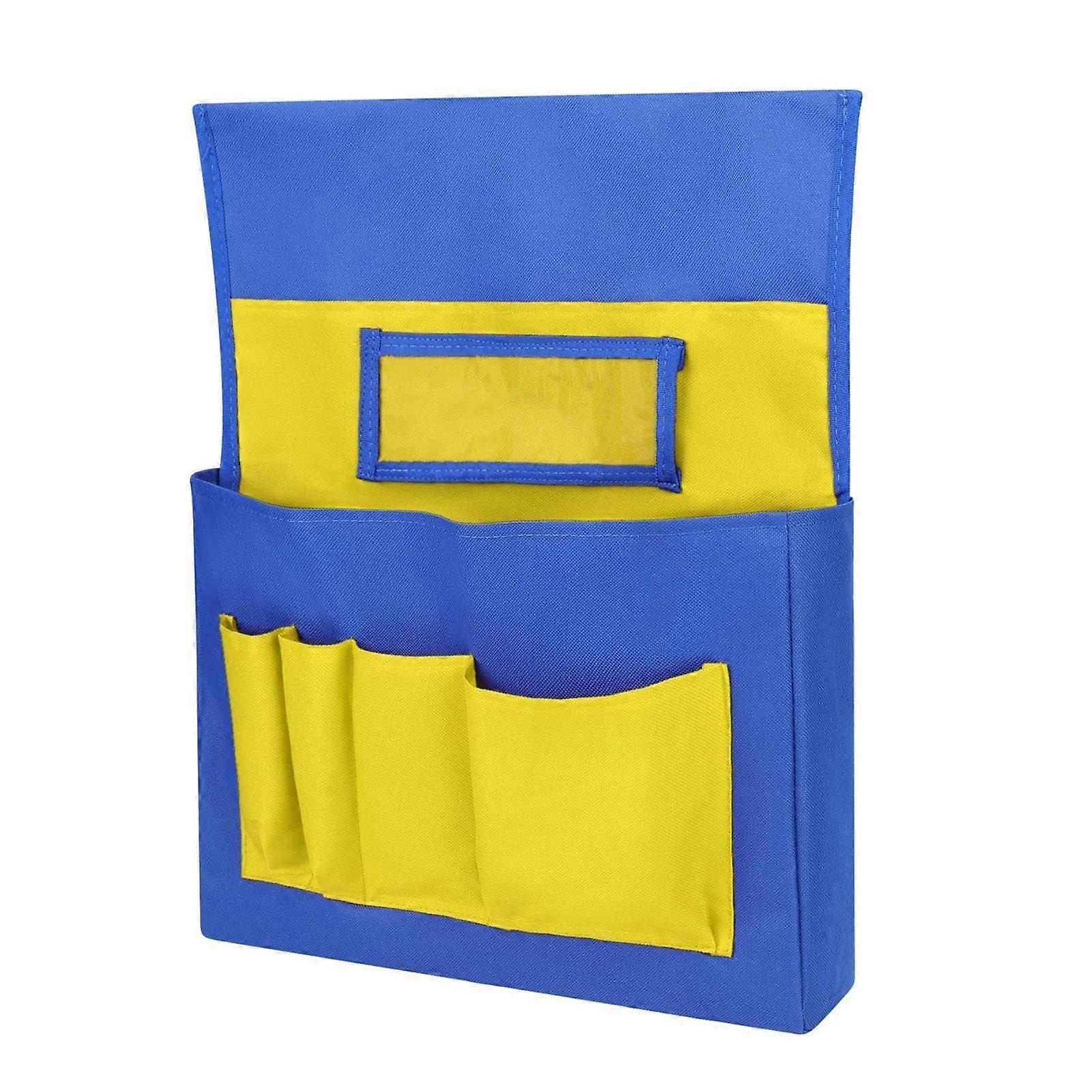 Chair Bags Backrest Storage Bag for Classroom Chairs, Yellow, Primary School, Home or School Use