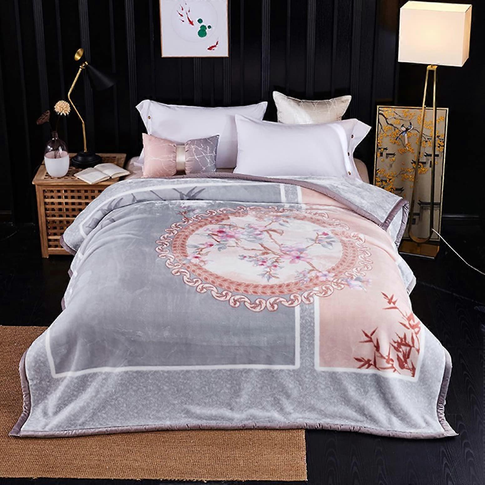 King Size Korean Mink Blanket: Silky Soft Plush For Luxurious Winter Warmth Plush Mink Look Soft Faux Fur King Bedding