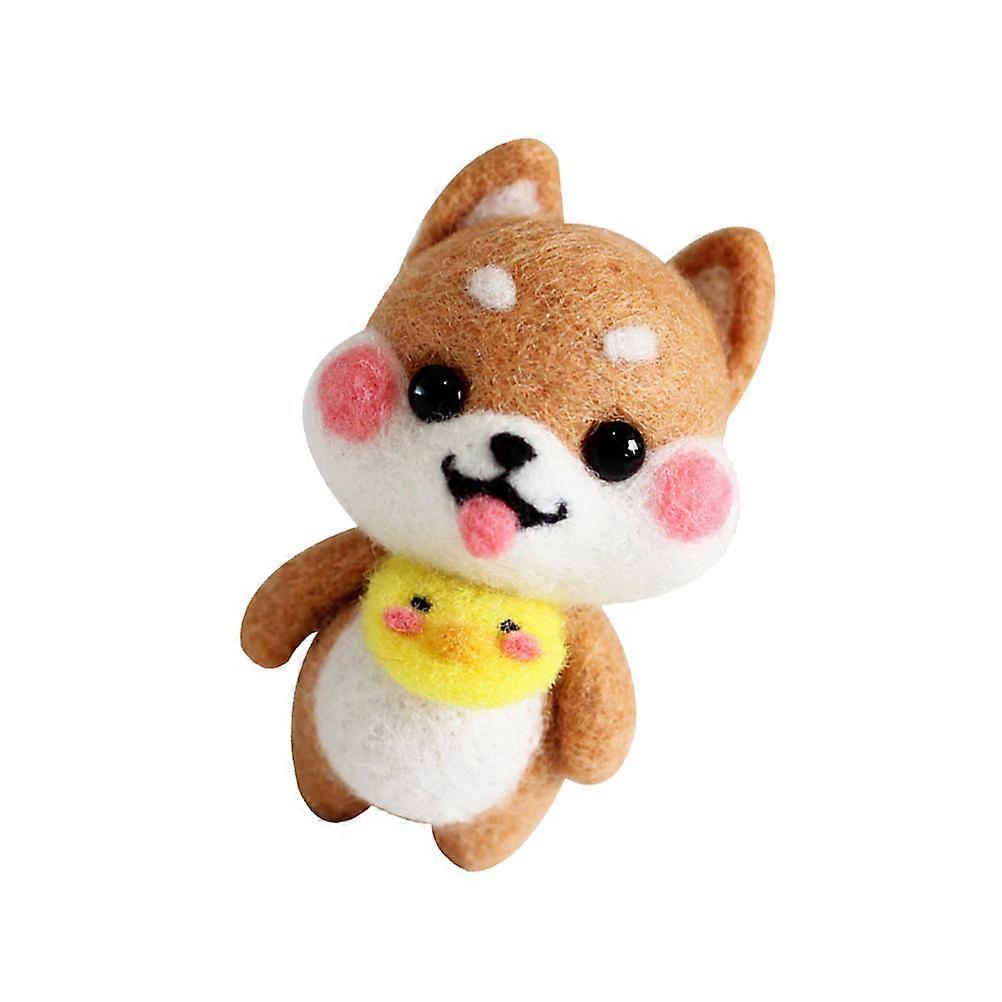 Kids Hand Craft Tool Plush Doll for DIY Needle Felting Kit Set