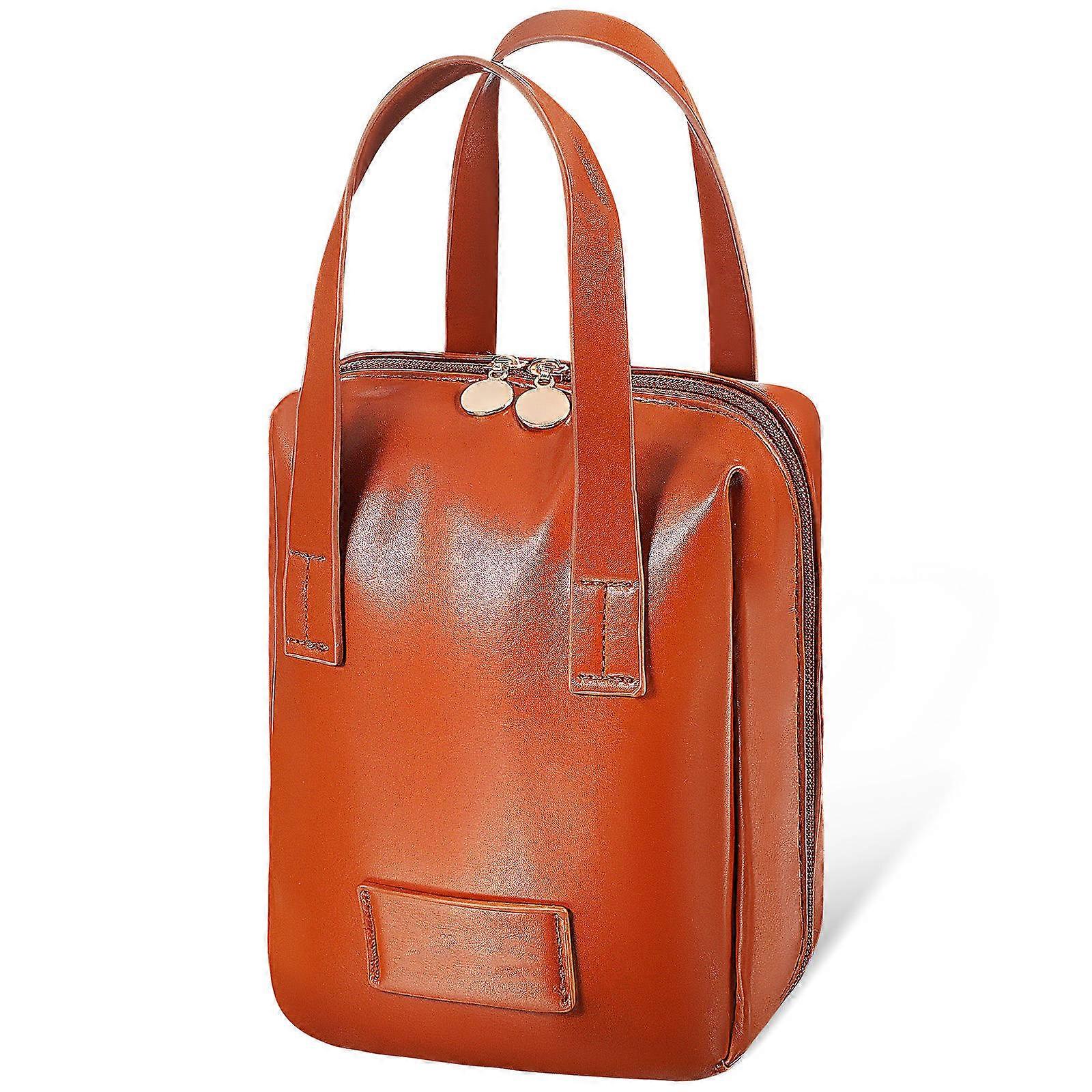 Makeup Bag PU Large Capacity Makeup Organizer for Storage Use 5Pcs