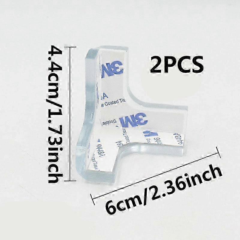 2PCS/SET Large Size Hood Corner Protective Cover Prevent Head Impact Soft Silicone Material 2025