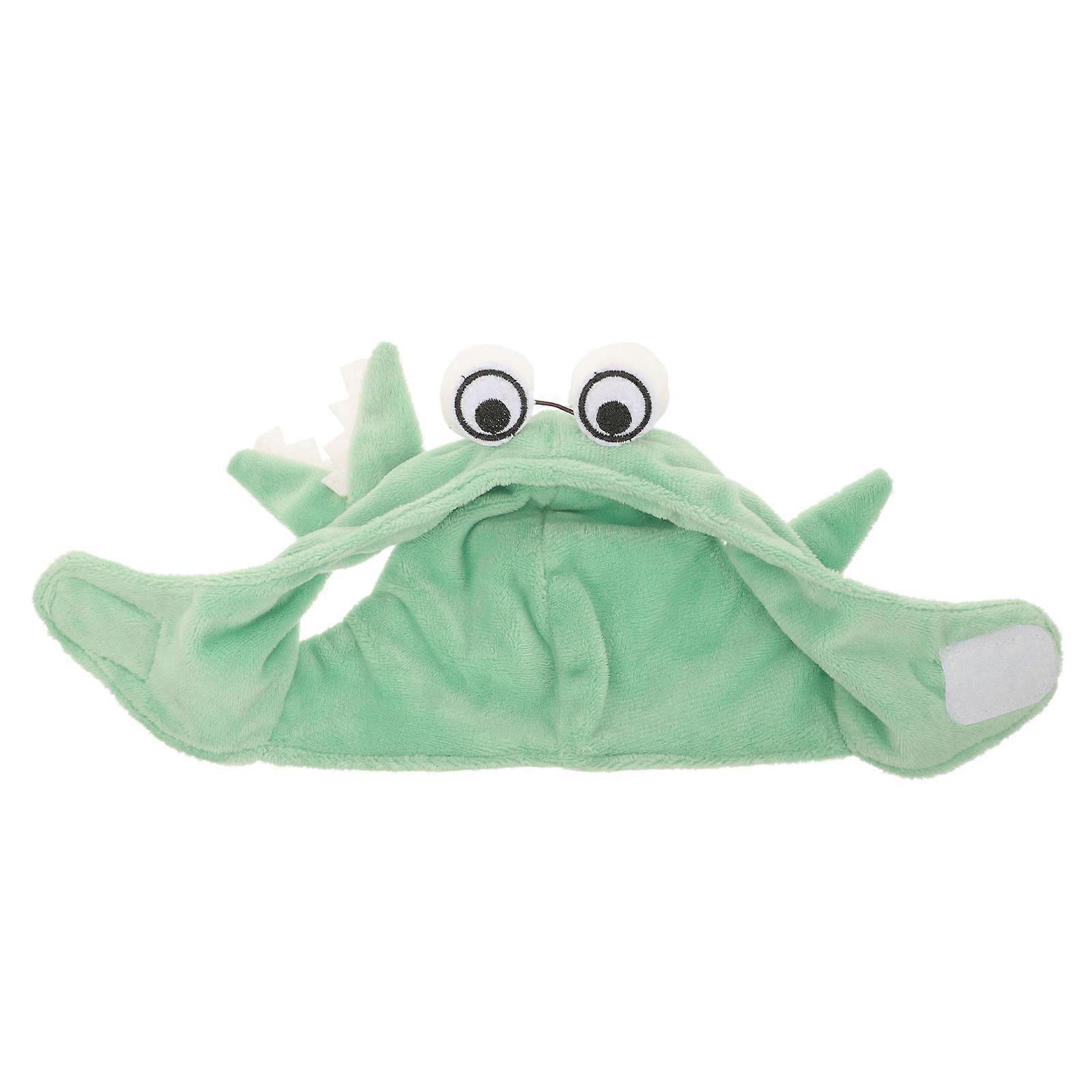 Pet Accessory Decorative Cat Hat for Decoration 2Pcs Polyester Green