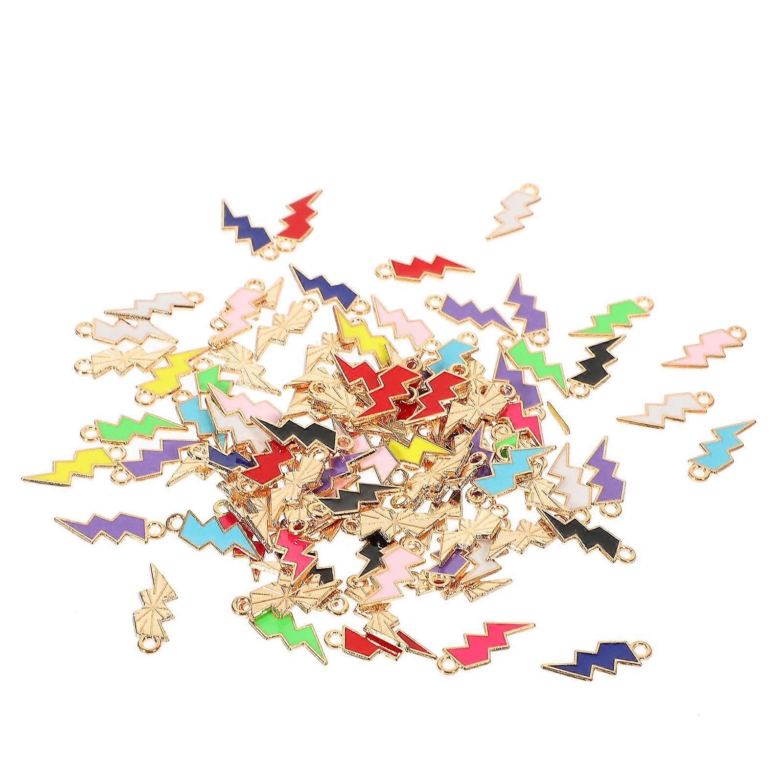 Assorted Color -Shaped Charms for Bracelet Making 400Pcs Pack