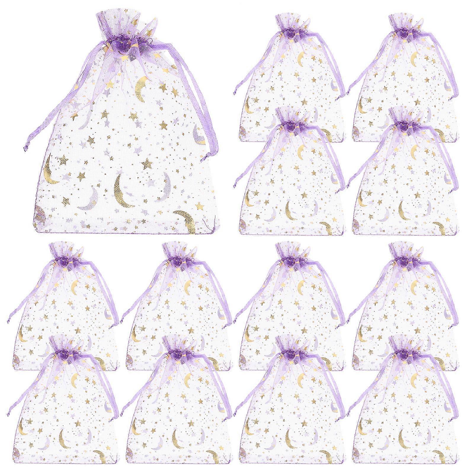 Delicate Drawstring Bags Perfect For Gift Giving And Traveling In Lavender Color With Storage Function 150Pcs