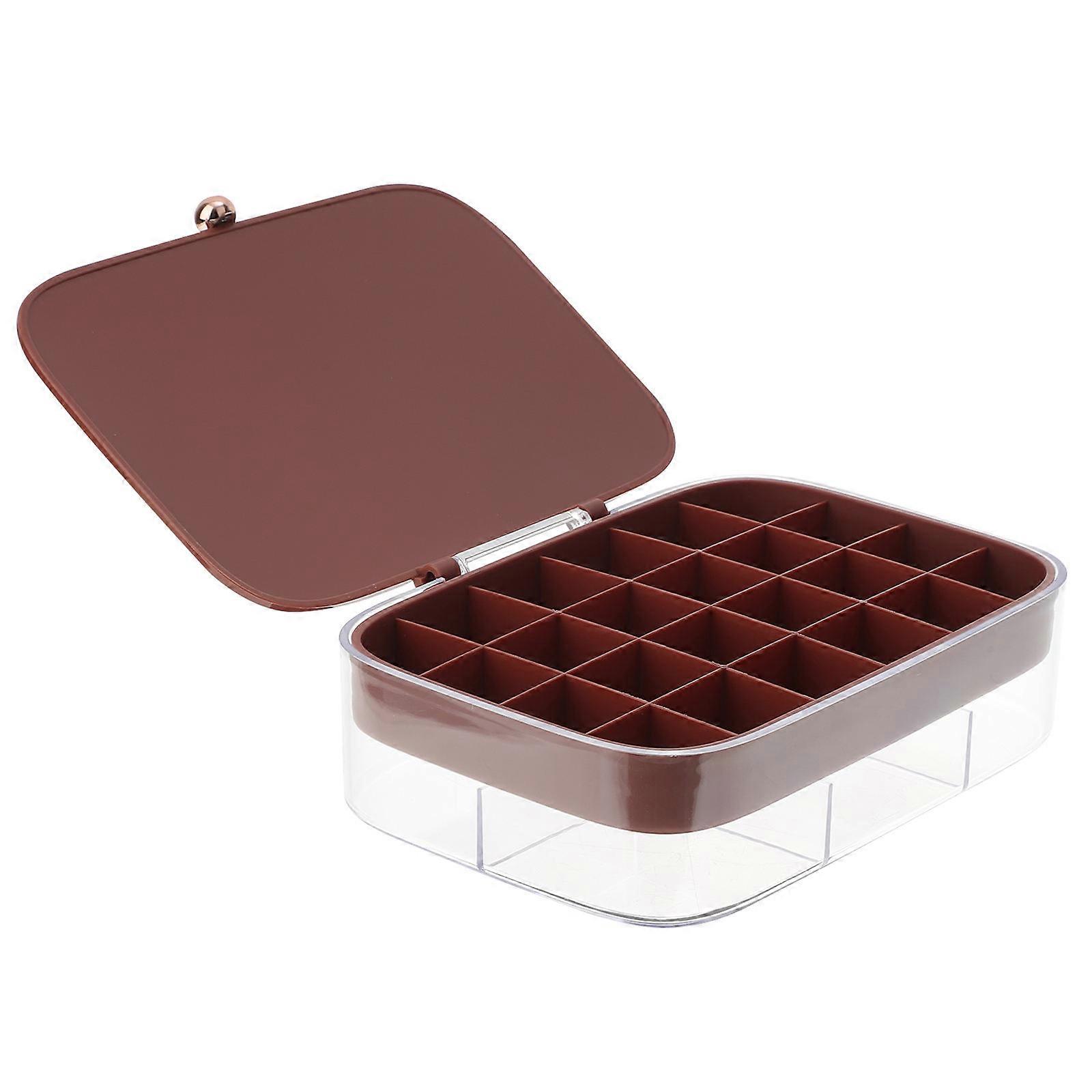 Boîte à bijoux portable pour 5 boucles d'oreilles