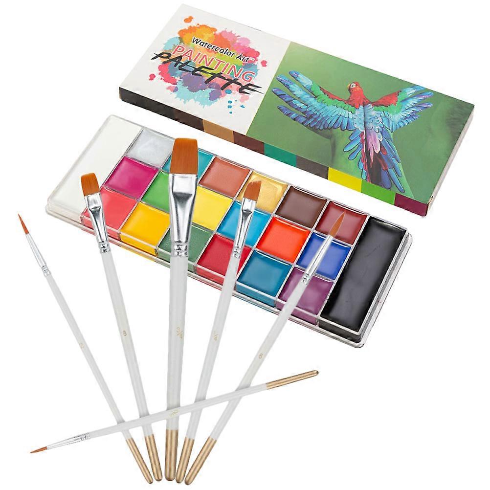 Adult Body Paints Face Decoration Set For Essential Occasions 5 Sets Quick Drying Easy To Wash