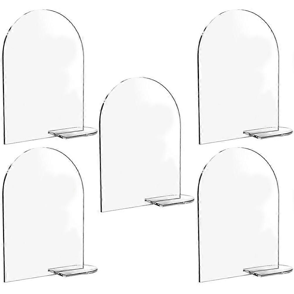 Clear Acrylic Wedding Signs for Tabletop Seating Display 10Sets Use