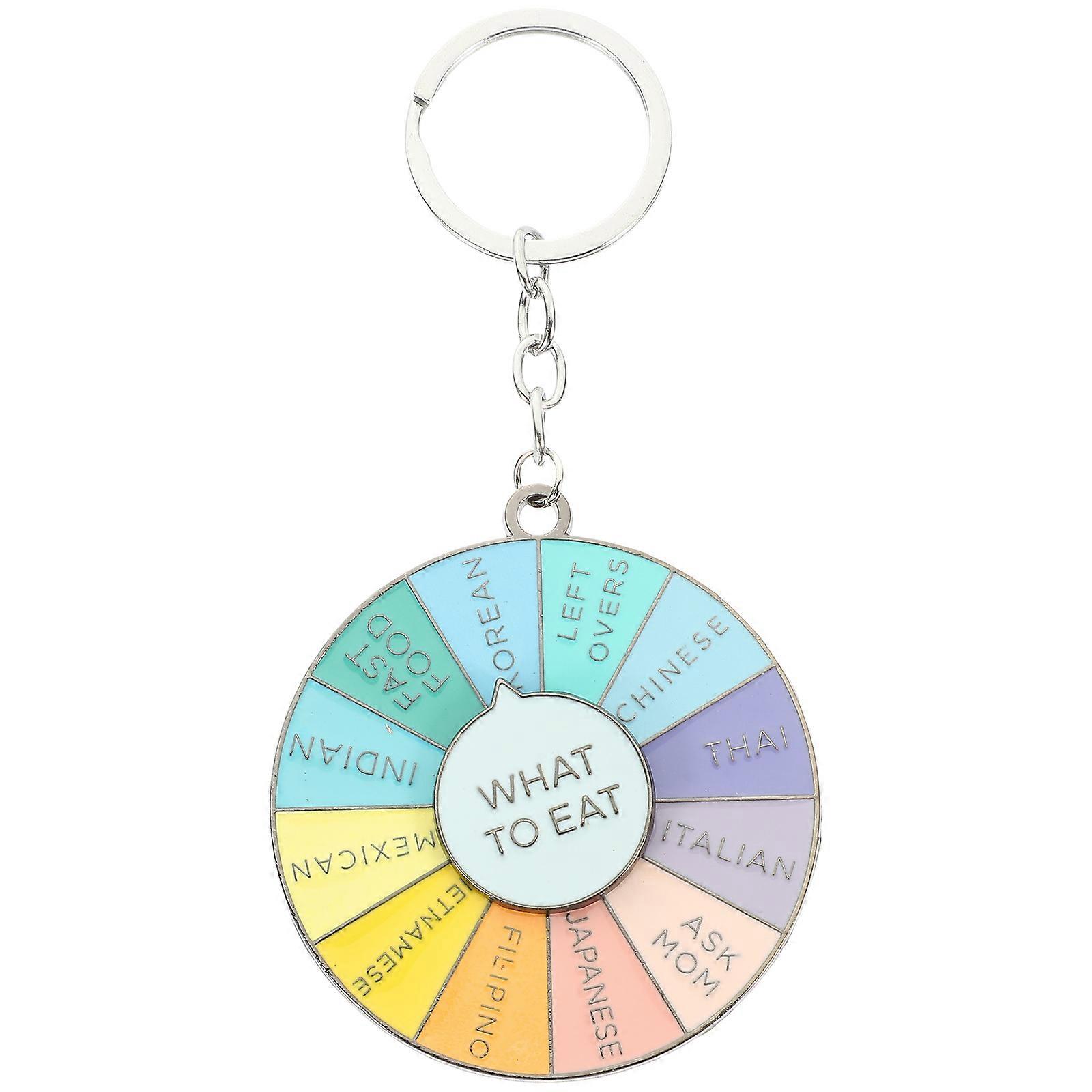 Zinc Alloy Keychain Roulettes for Decoration 4Pcs Multi Color Bag Pendant