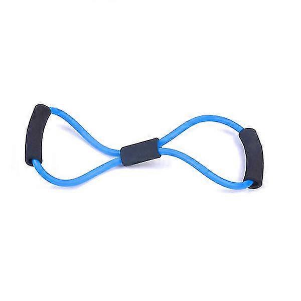 2025 Chest Expander Resistance Bands 8 Shaped Exercise Stretching Strap for Home Exercise Fitness (Blue)