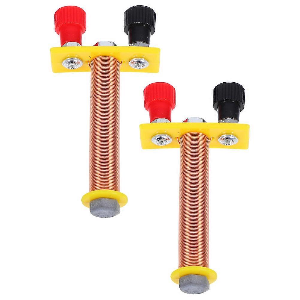 Physics Teaching Coil T Shaped Solenoid Electromagnet for School Experiment 4Pcs