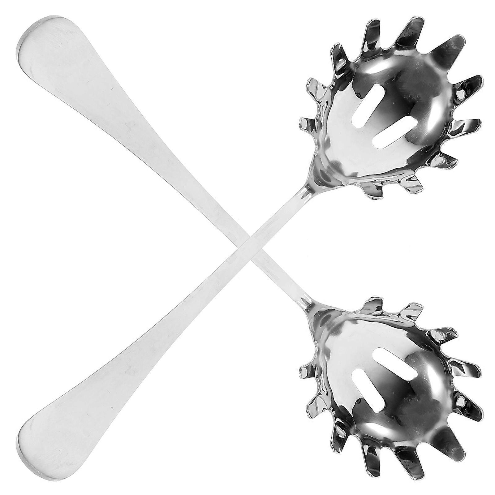 Spaghetti Spoon Stainless Steel Kitchen Utensil for Serving 10Pcs Pack