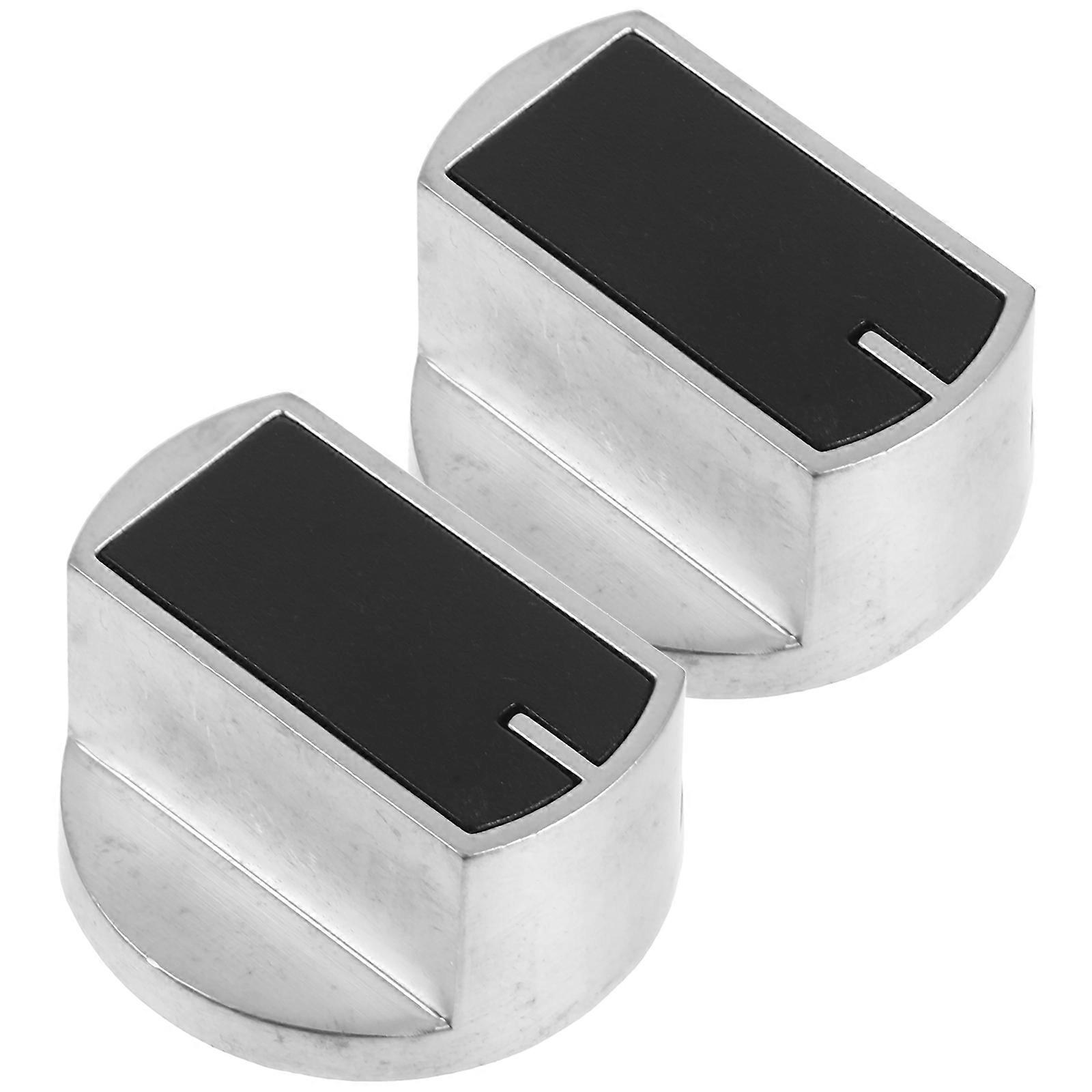 Replacement Burner Knobs Zinc Alloy for Gas Stove Control 10Pcs Black Set