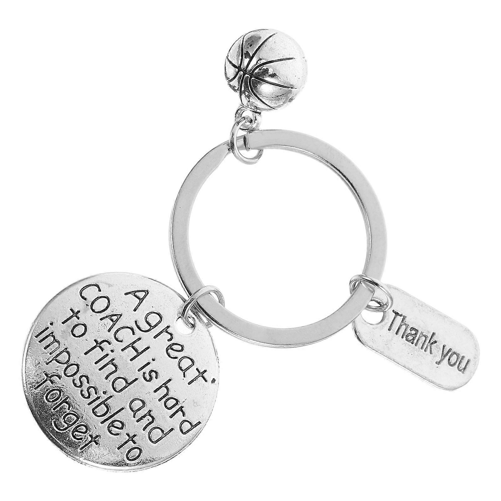 Creative Basketball Keyring for Holding Keys 1Pcs Silver Graduation Gift