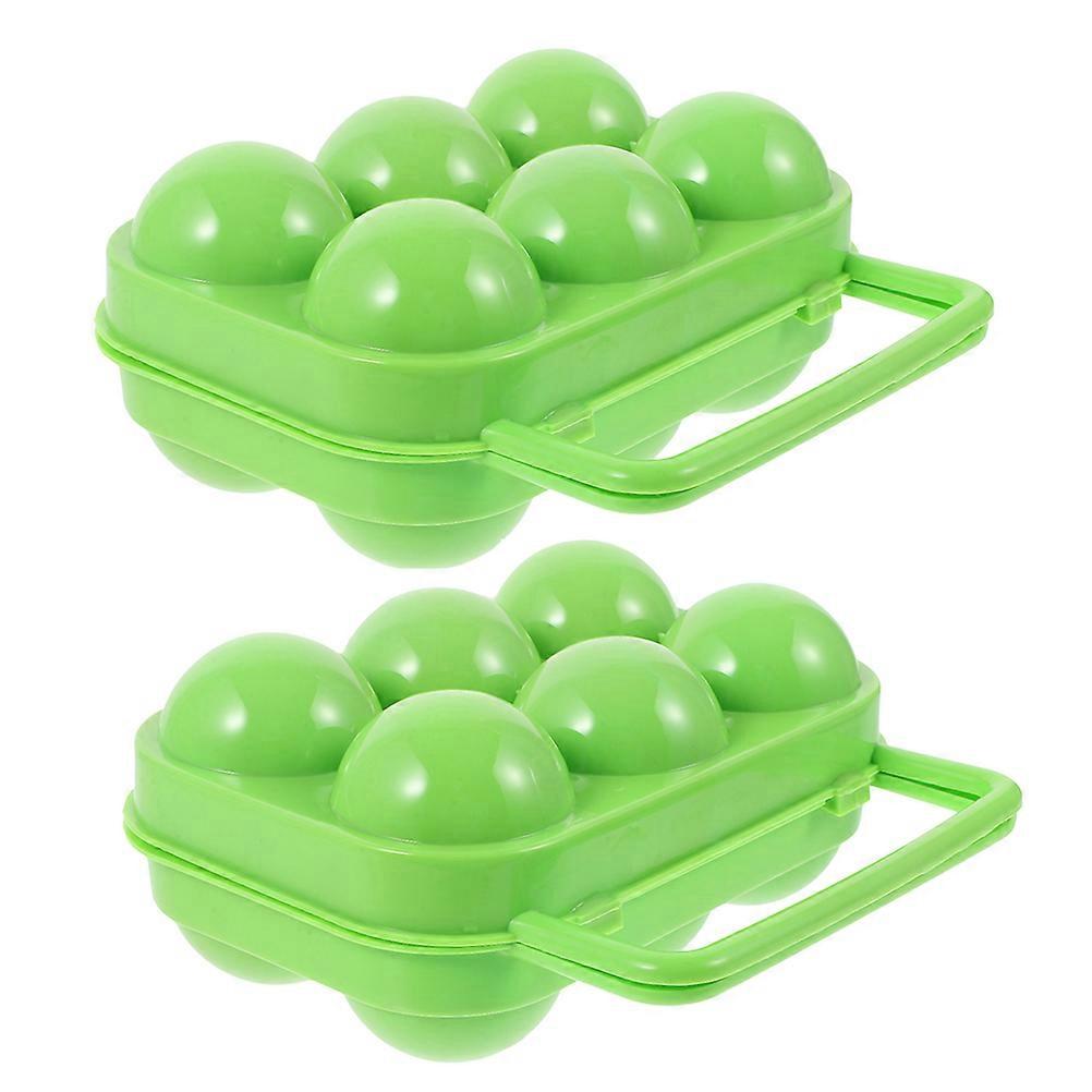 Egg Container Camping Plastic Egg Holder for Holding Eggs 10Pcs Set