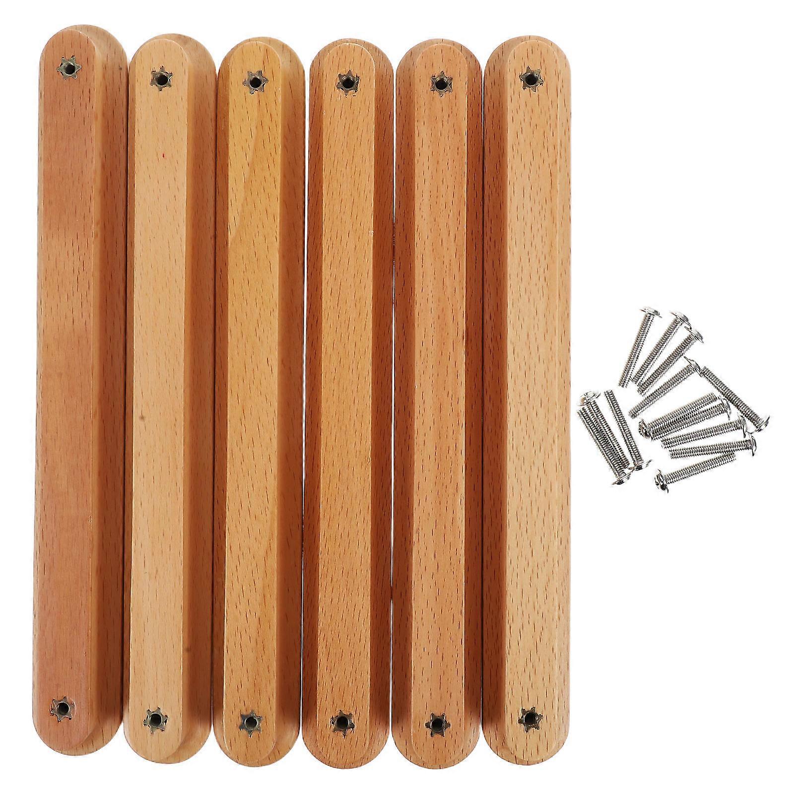 Solid Wood Cabinet Handles for Drawer Use 18Pcs Vintage Door Pulls