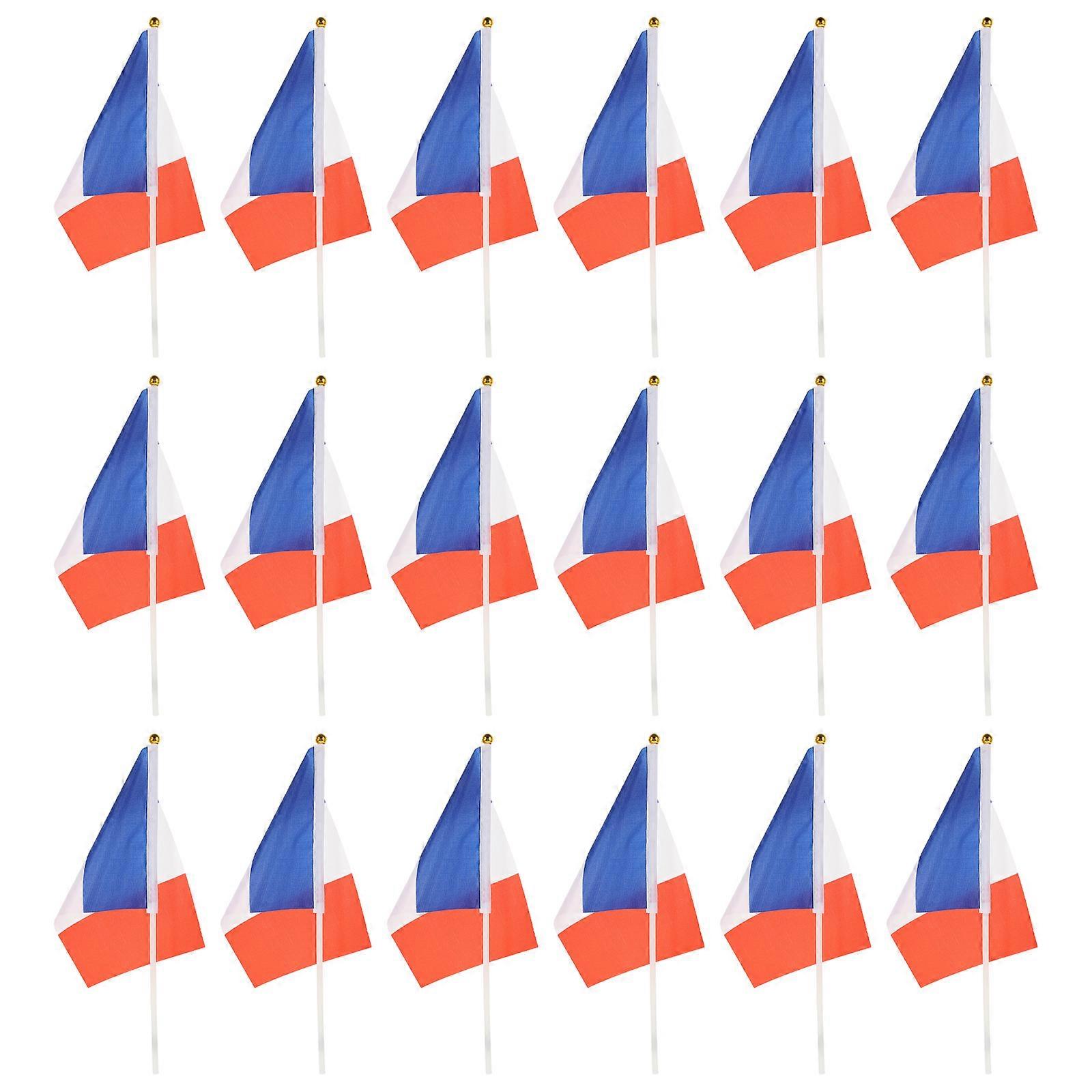 Football Match Handheld Flags for Cheering 150Pcs Portable Hand Flags