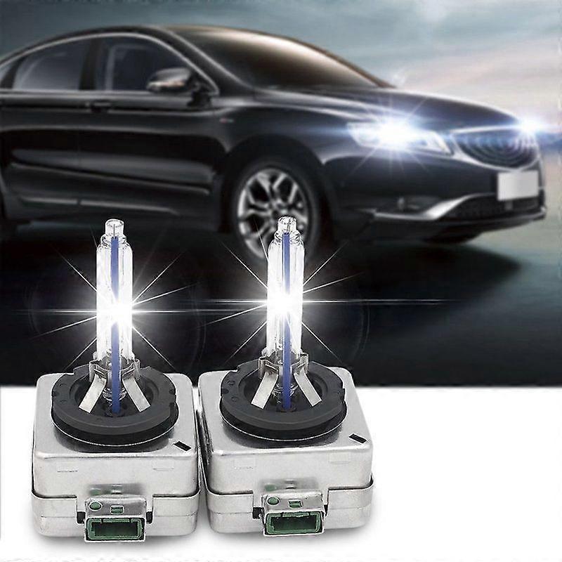Minglan 2x D3S 35W HID Headlight Bulbs Car Xenon White Replacement Low/High Beam