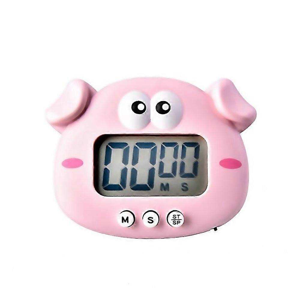 For Kitchen Baking Cartoon Animal Electronic Timer Alarm Clock Student Learning Timer