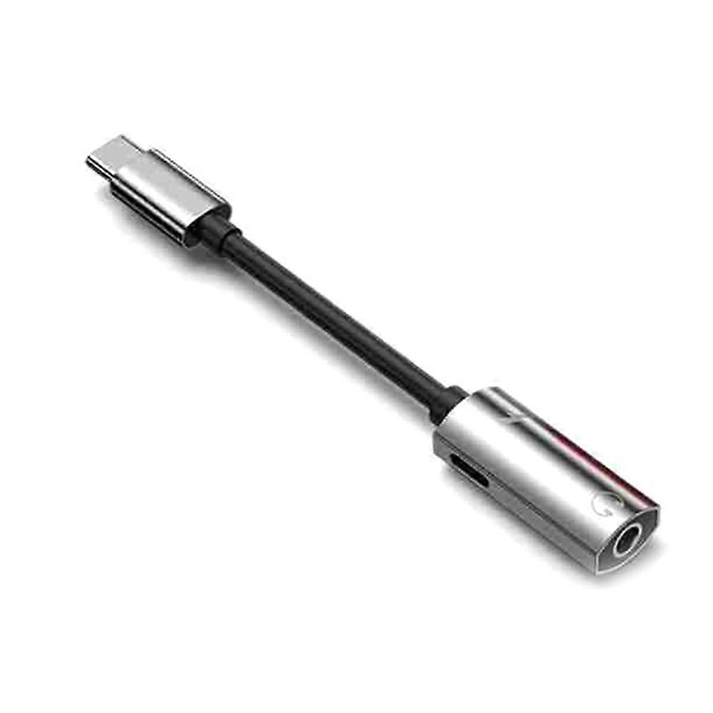 Audio Adapter & Charger for Mobile Phone Adapter Silver