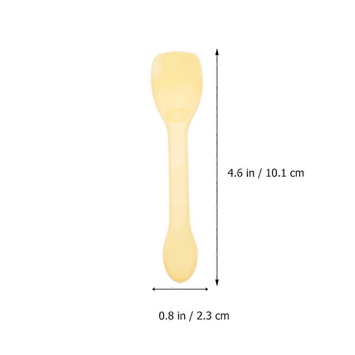 for Eating Use 100Pcs Mini Transparent Yellow