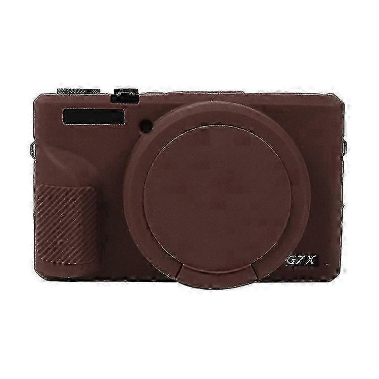 Soft Silicone Protective Case with Lens Cover For Canon PowerShot G7 X Mark III / G7X3 miao7