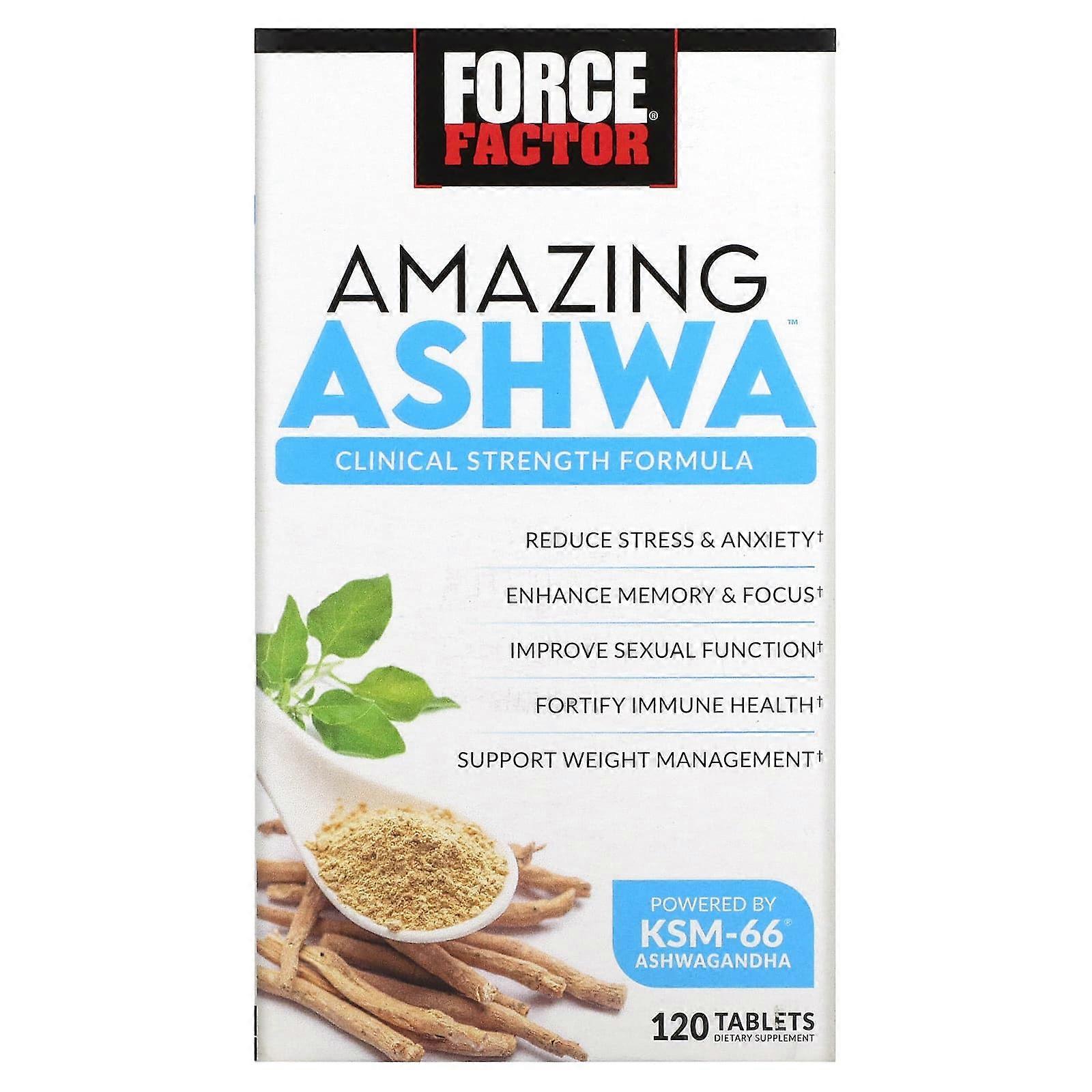 Force Factor, Amazing Ashwa®, 120 Tablets