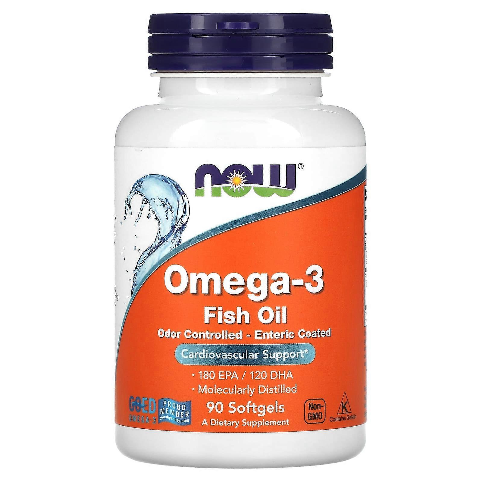Omega-3 Fish Oil, 90 Softgels