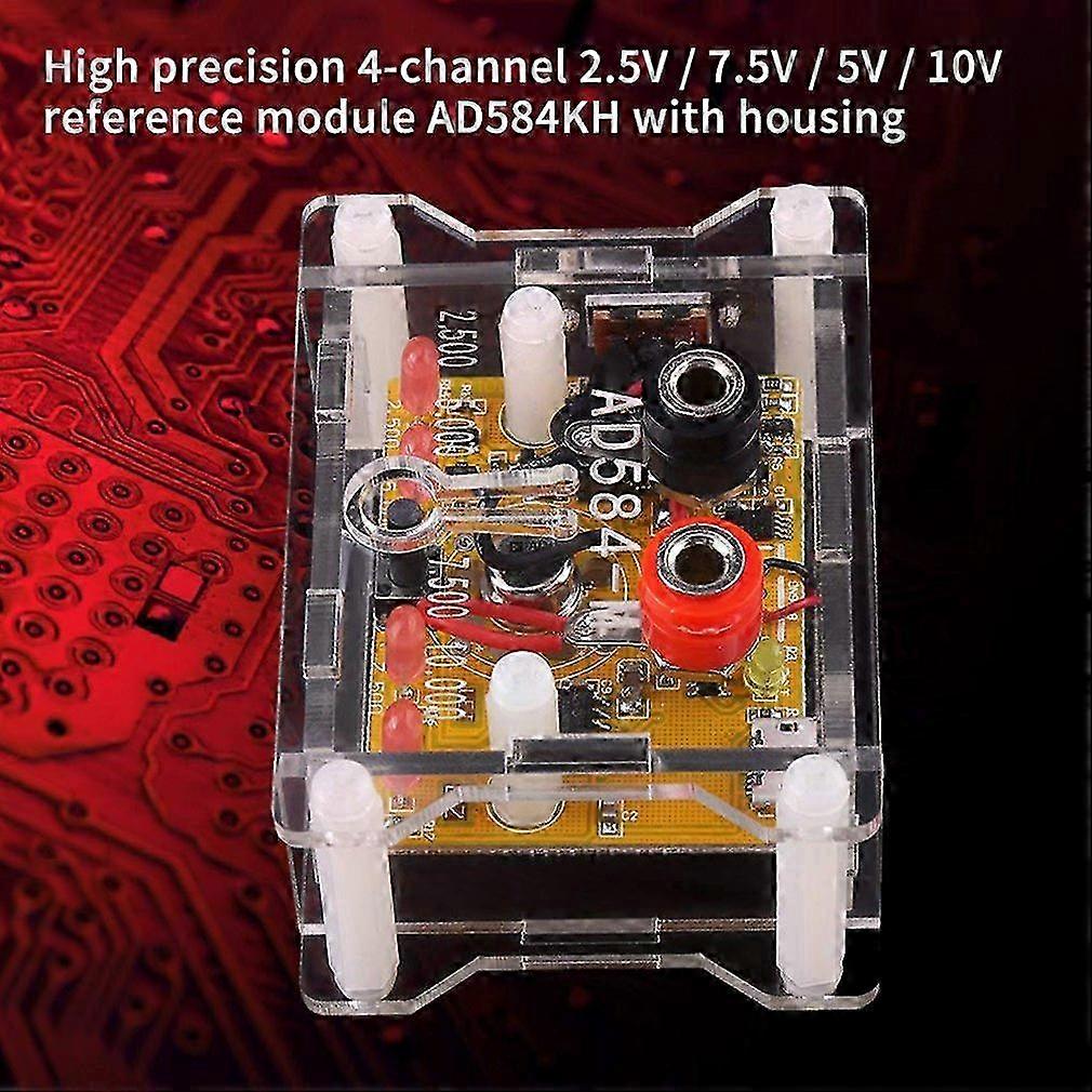 2025 AD584KH High Precision 4-Channel 2.5V/7.5V/5V/10V Voltage Reference Module
