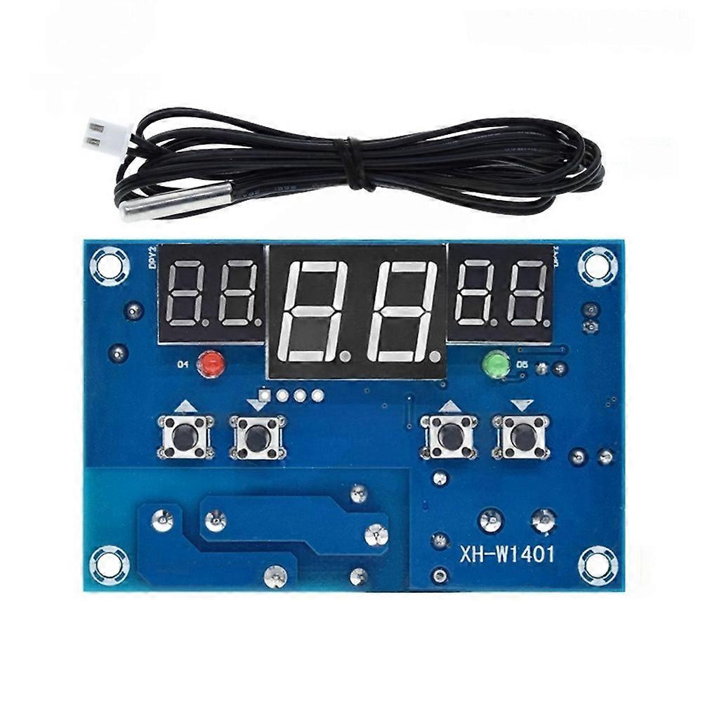 W1401 Digital Thermostat Temperature Controller with Sensor Waterproof Probe LED Display for Circuit Control