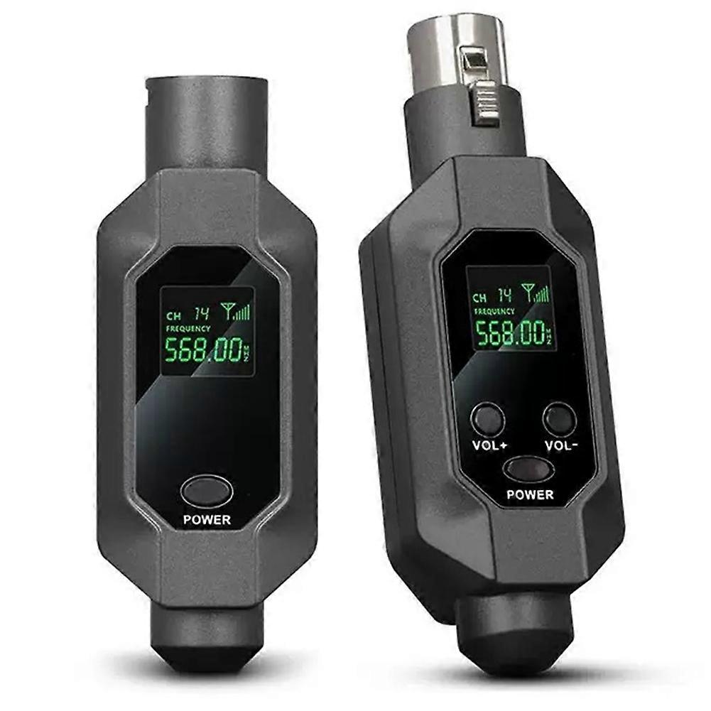 2.4G UHF Wireless Audio Transceiver Audio Transceiver System Wireless Microphone System XLR Mic Converter Adapter