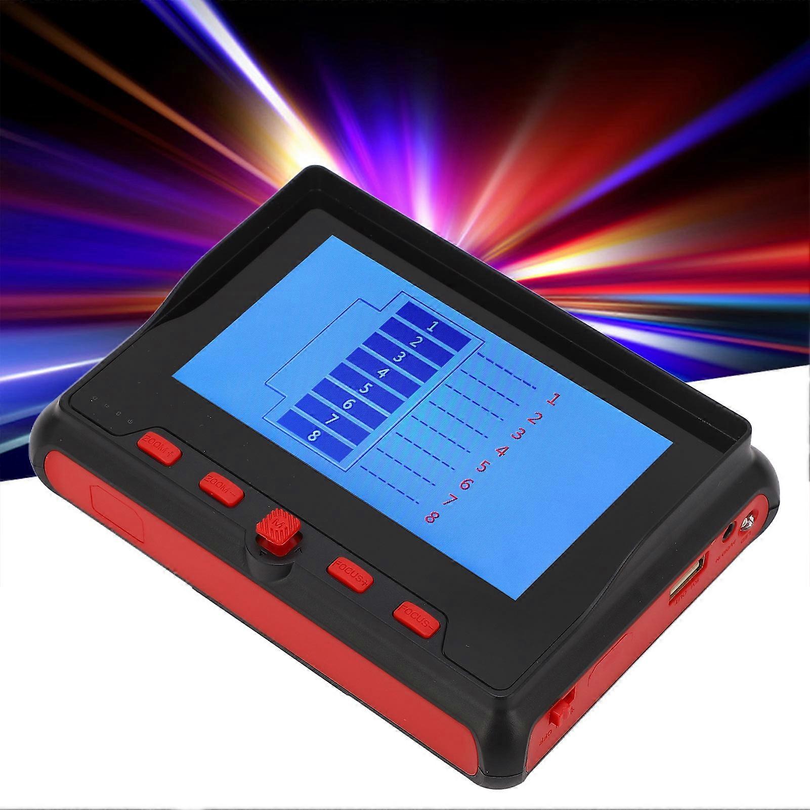 CCTV Test Monitor 4.3in Display AHD TVI CVI UTP Cable Tester 8MP for Maintenance Repair US Plug 100‑240V 