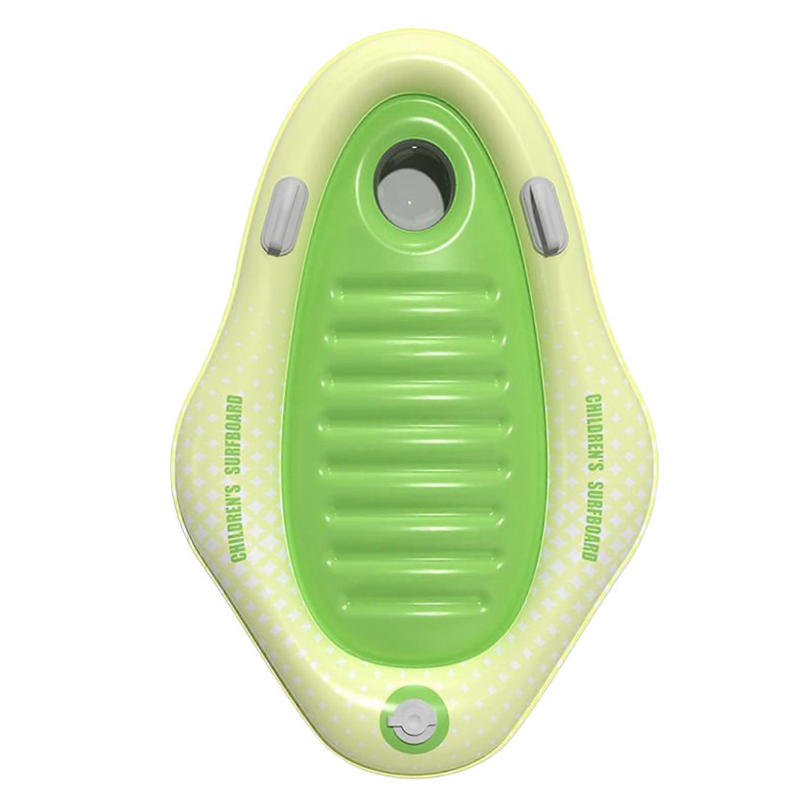 Inflatable Surf Float Board PVC Pool Lounge Raft Portable Water Mat Ergonomic Handle Cushion Lightweight QuickInflate